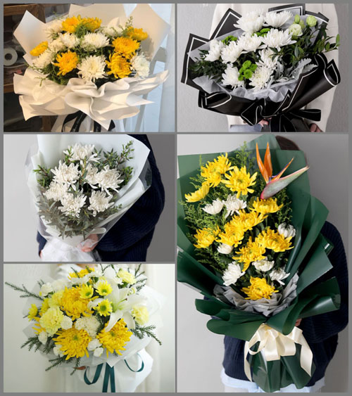 贵州毕节市威宁县草海镇高坪村白事花束代送